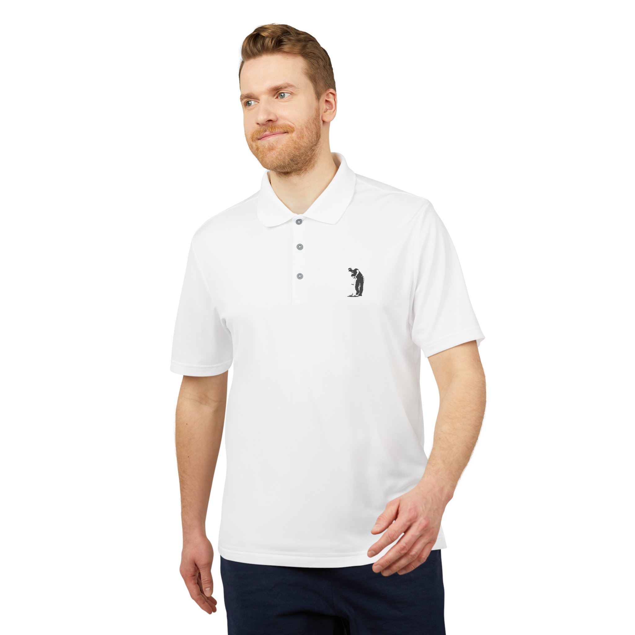 Luxury Adidas Performance Polo Shirt For Golf – Designer Style for the High-Class Golfer - Image 3